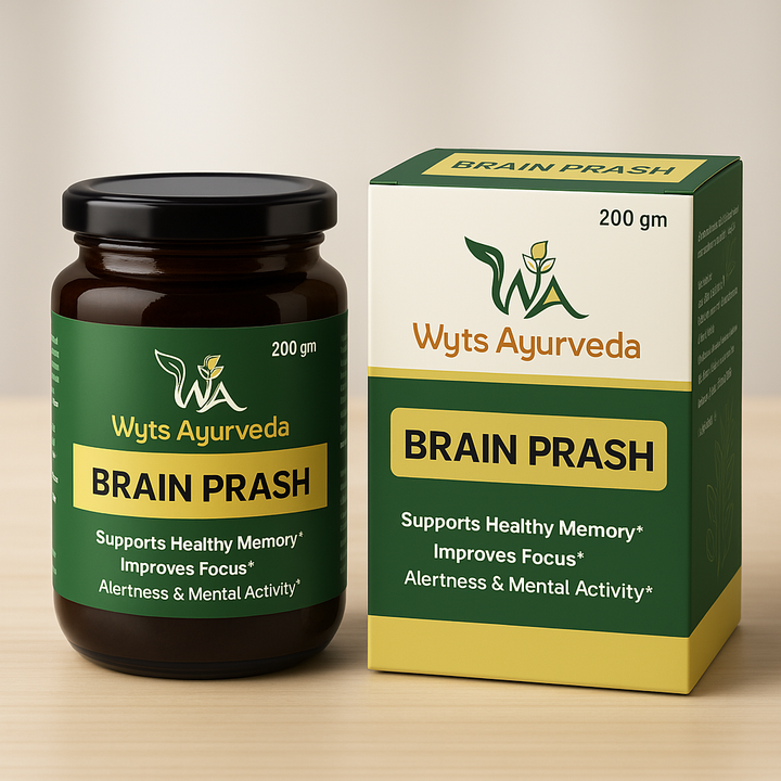 Wyts Ayurveda Brain Prash 200 gm | Helps to Enhance Brain Power | pack of 1